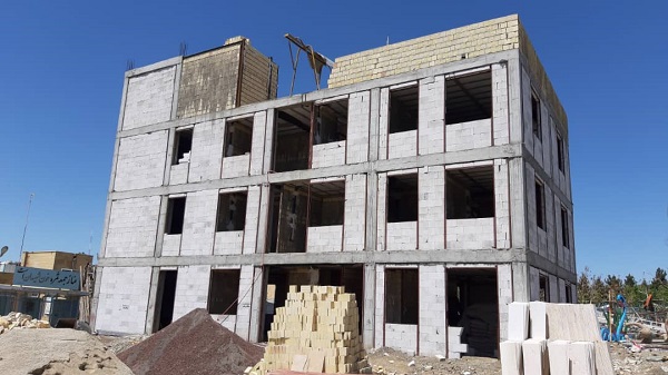 احداث ساختمان شهید باکری حوزه خدمات شهری