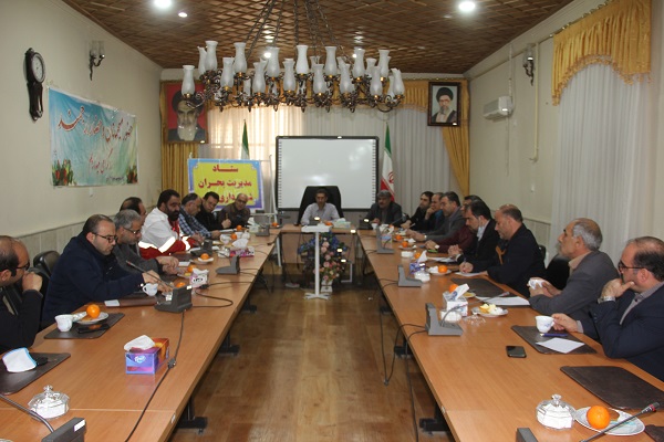 برگزاری جلسه مدیریت بحران شهرداری ملایر